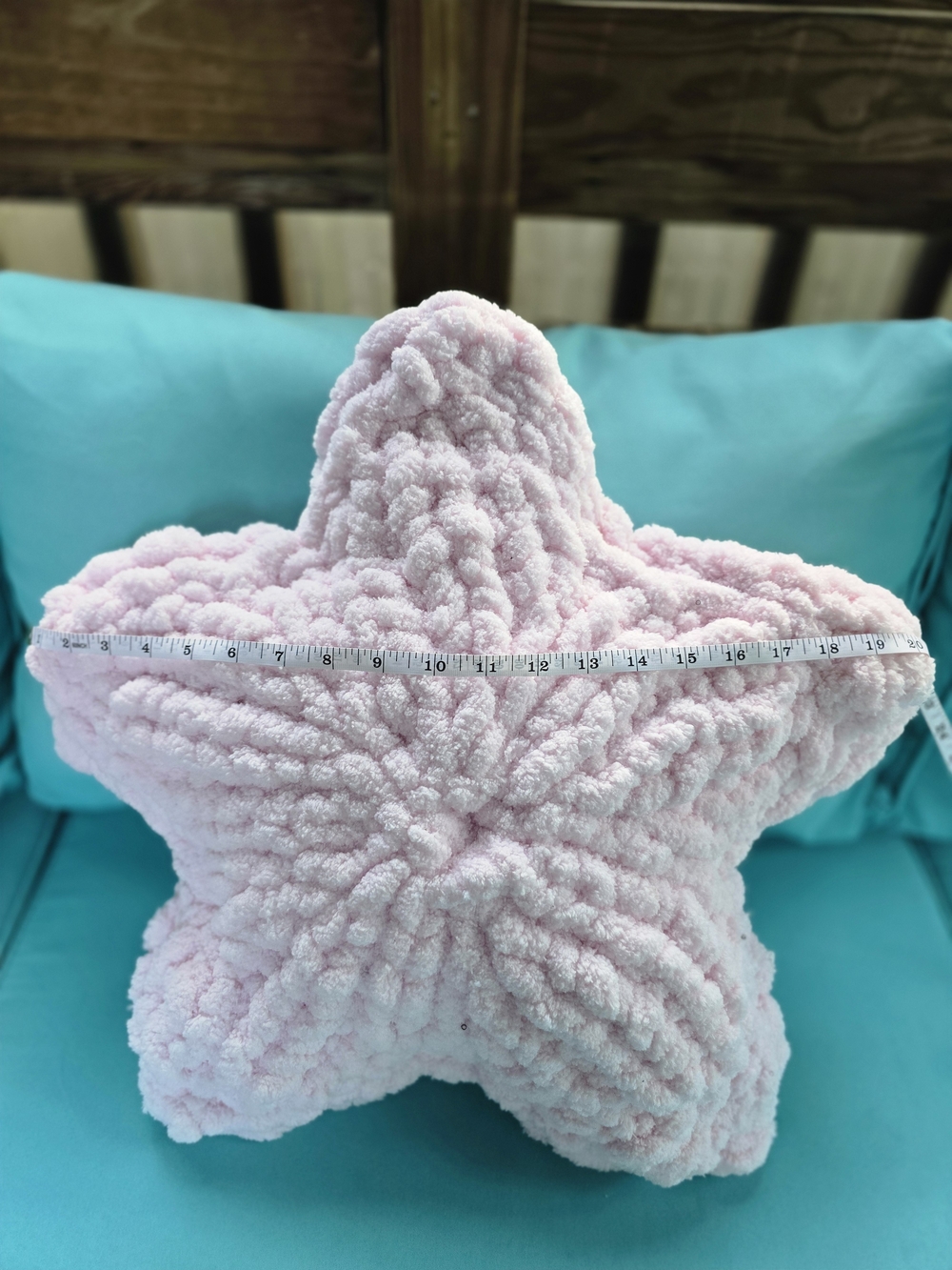 !!HANDMADE!! Plush Starfish Throw Pillow - Lilac OR Pink - Picture 5 of 5